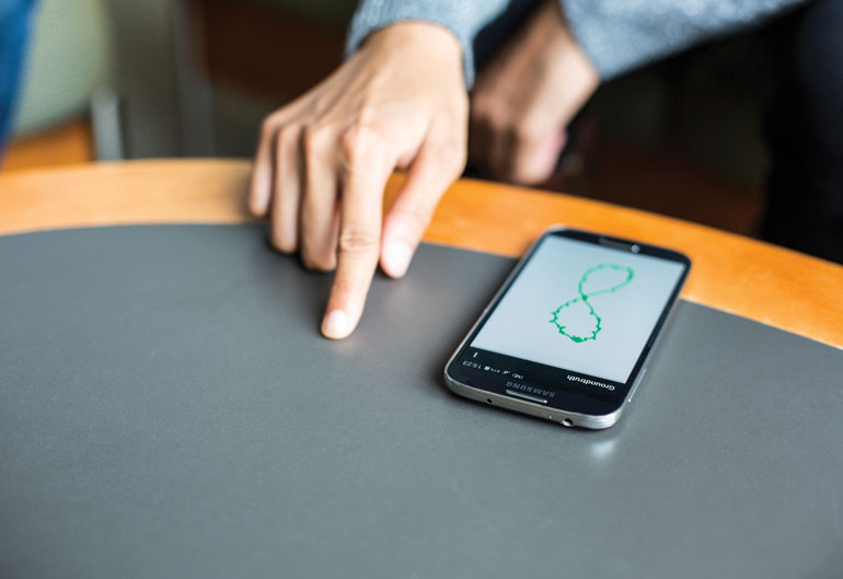 touchless screen for smart devices