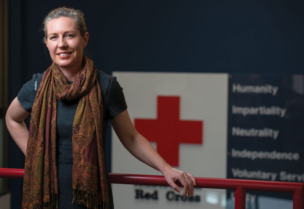Sarah Davies Red Cross international aid work