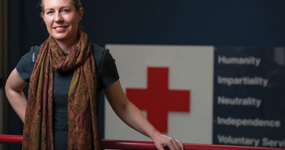 Sarah Davies Red Cross international aid work