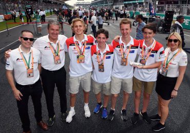 Team Hyperdrive at the F1 in Schools international competition