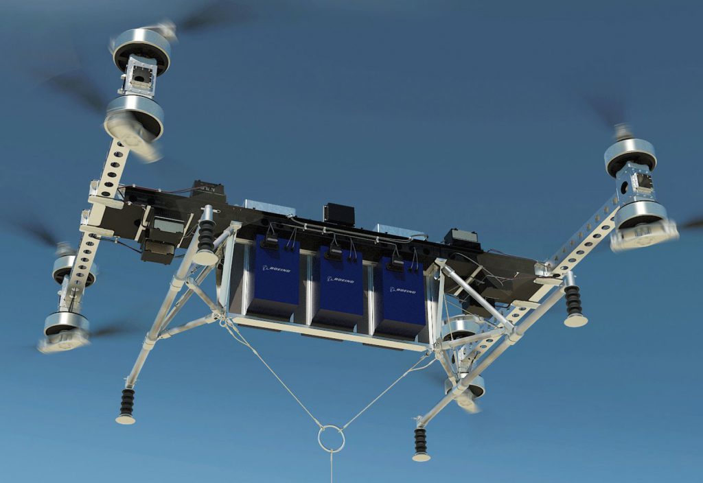 Boeing drone delivery