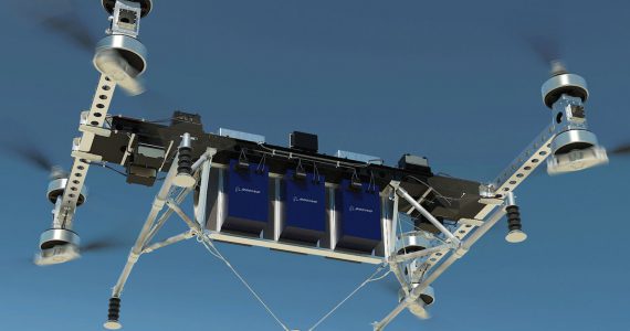 Boeing drone delivery