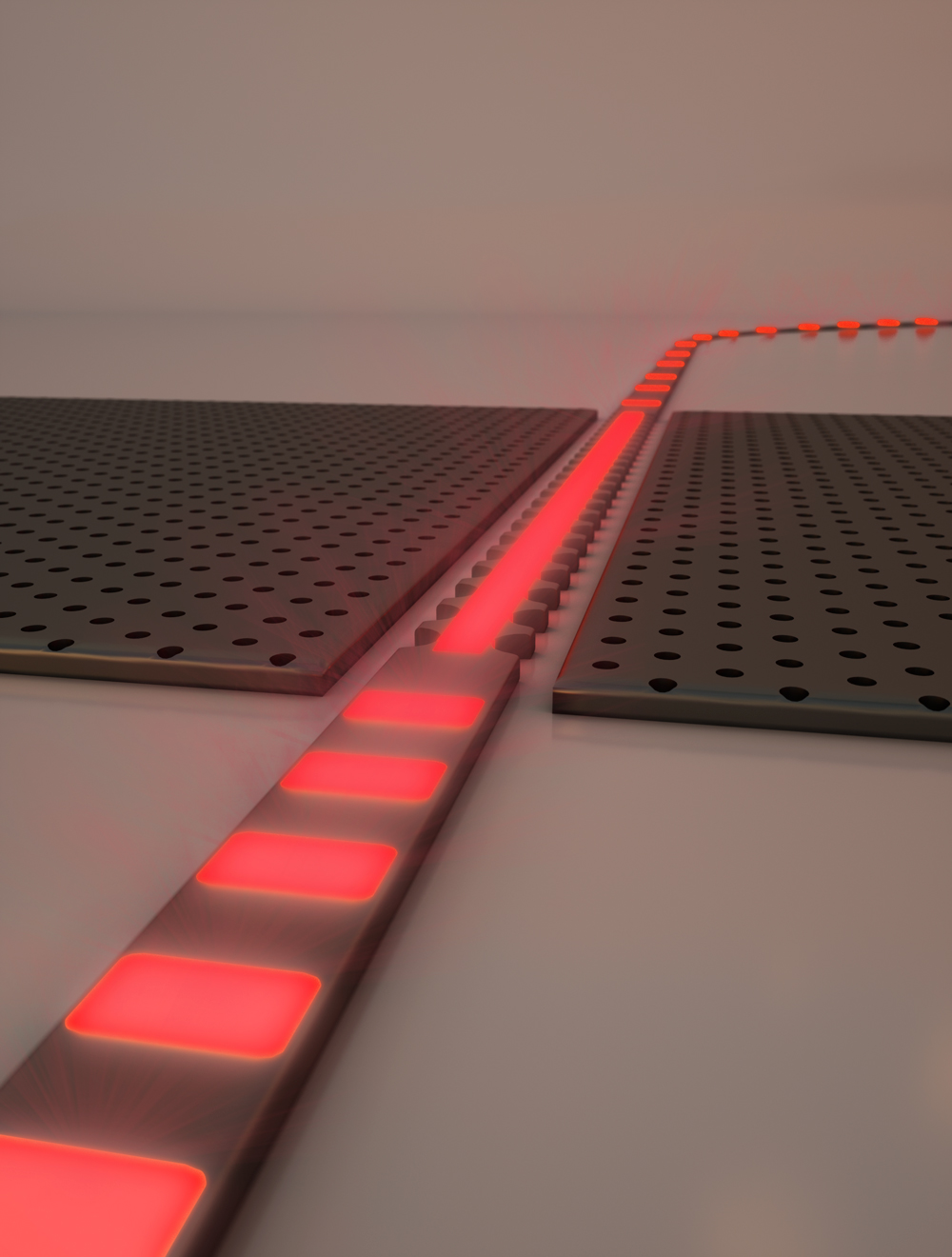 A zero-index waveguide stretches a wave of light infinitely long, creating a constant phase throughout the wire.