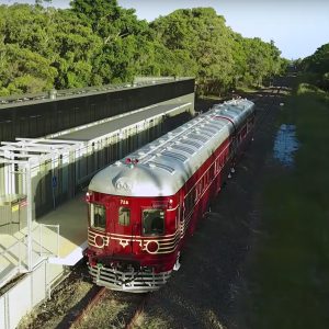 Byron Bay has the world's first all electric train