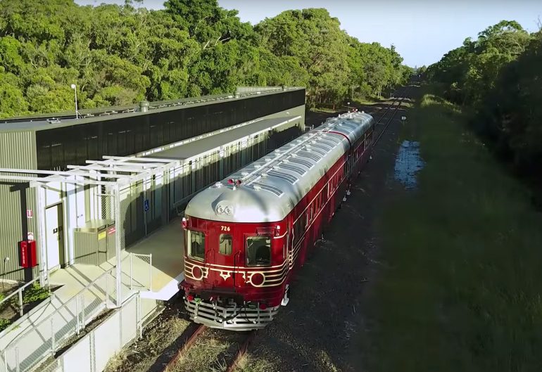 Byron Bay has the world's first all electric train
